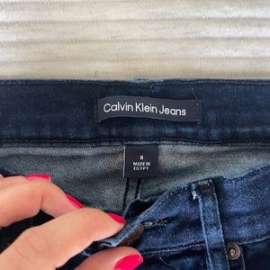 Calvin Klein High Rise Straight Jeans